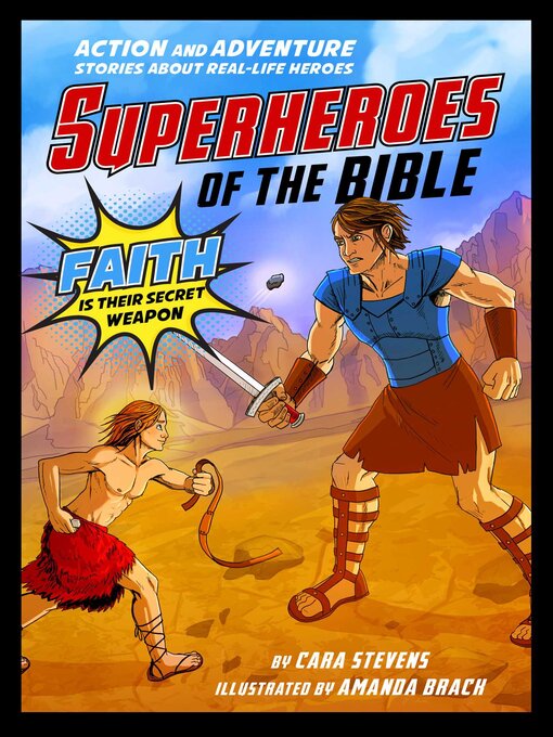 Cover image for Superheroes of the Bible